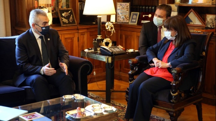 Συνάντηση ΠτΔ με εκπροσώπους της Διακοινοβουλευτικής Συνέλευσης Ορθοδοξίας