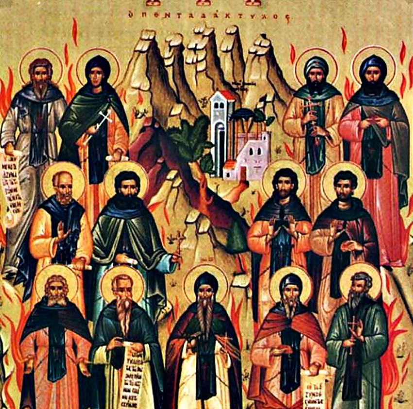 Οι δεκατρείς Οσιομάρτυρες της Ιεράς Μονής Καντάρας
