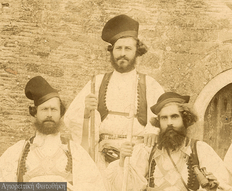 Σερδάρηδες του Αγίου Όρους γύρω στα 1910