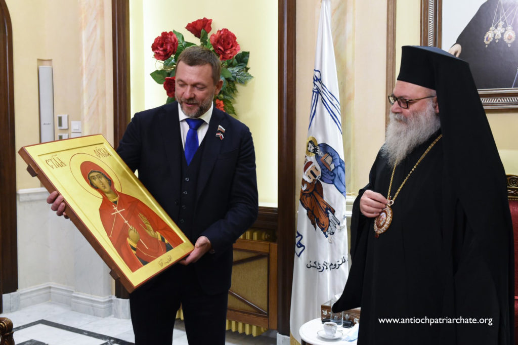Группа российских парламентариев посетила Патриарха Антиохийского