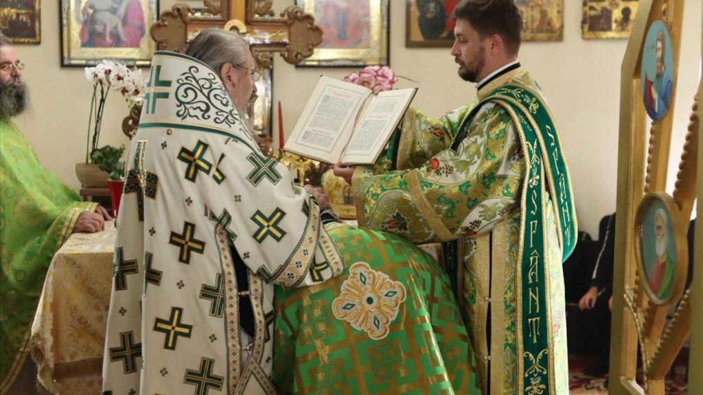 Stareţul Mănăstirii Găvănoasa a fost hirotesit Arhimandrit de Mitropolitul Petru