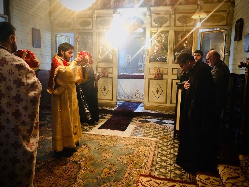 Πρώτη Θεία Λειτουργία στην Σκήτη Αγίου Σπυρίδωνος Χάλκης