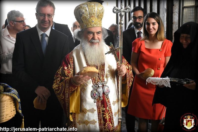 الإحتفال بعيد القديسين قسطنطين وهيلانه في البطريركية الأورشليمية