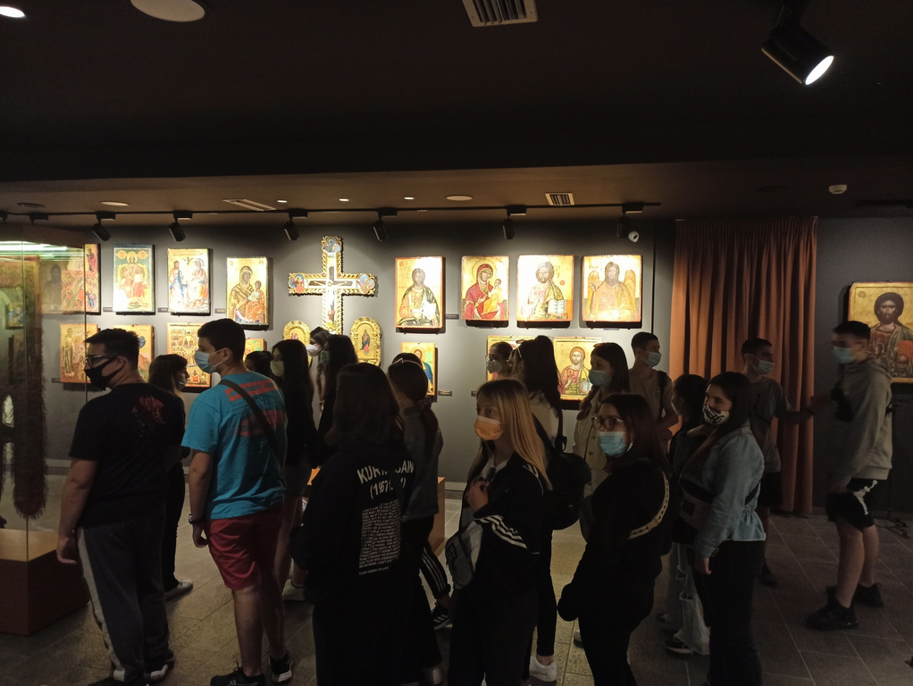 Επίσκεψη μαθητών στο Μουσείο Βυζαντινής Τέχνης και Πολιτισμού Μακρινίτσας