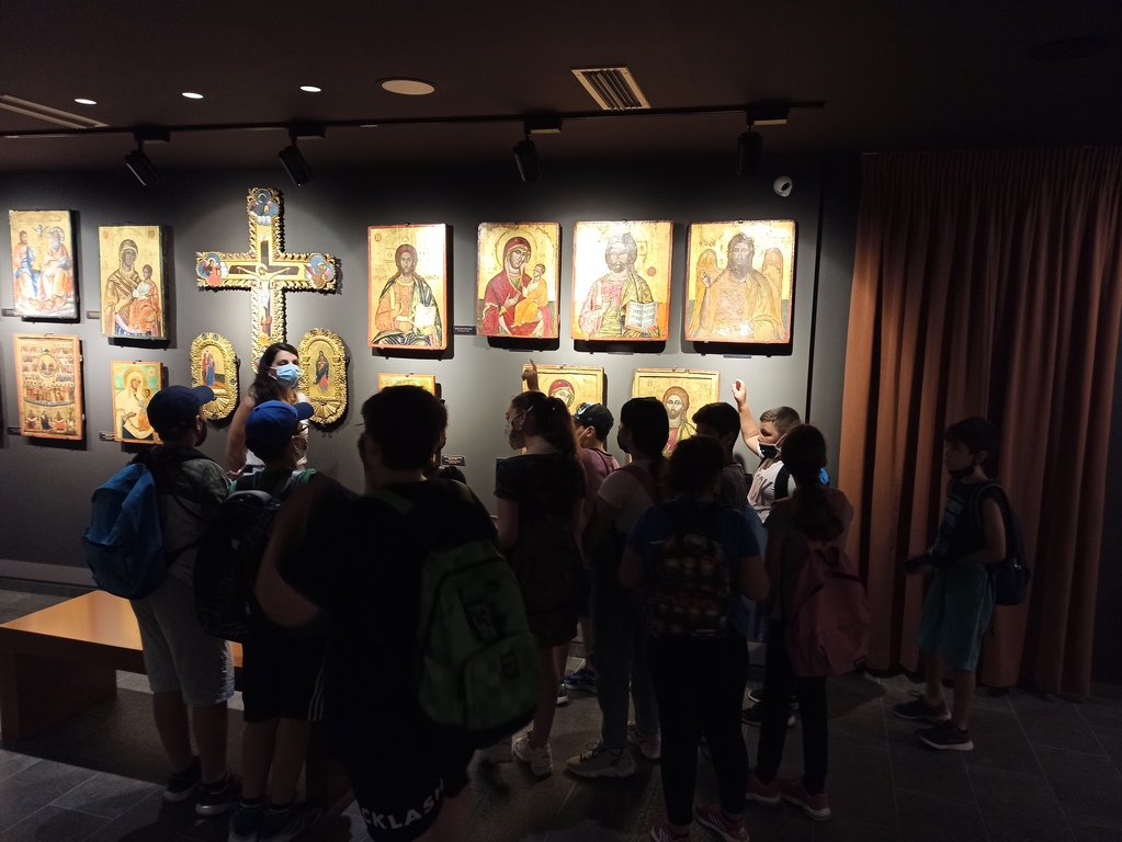 Μαθητές του 5ου Δημοτικού Σχολείου Νέας Ιωνίας Βόλου στο Βυζαντινό Μουσείο Μακρινίτσας