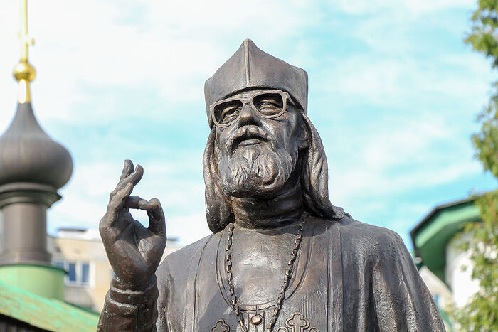 FIRST MONUMENT TO ELDER JOHN (KRESTIANKIN) OPENED ON FEAST OF ASCENSION