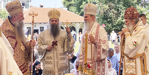 Патријарх на Видовдан посетио Косово и Метохију