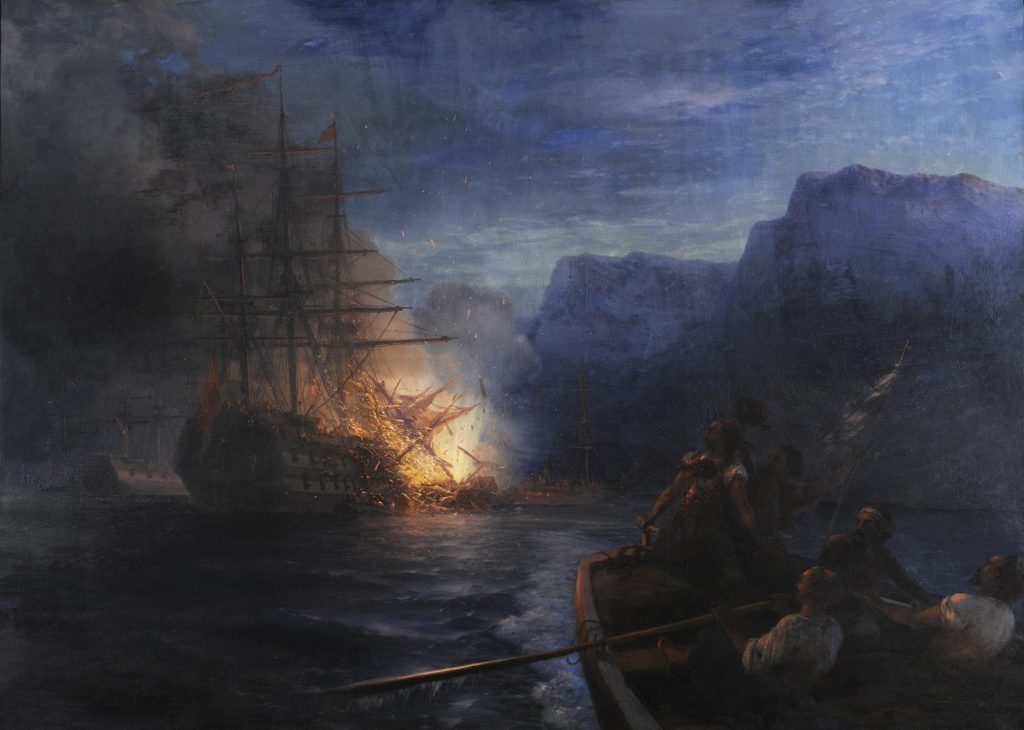 6 Ιουνίου 1822: Ο Κανάρης ανατινάσσει την τουρκική ναυαρχίδα