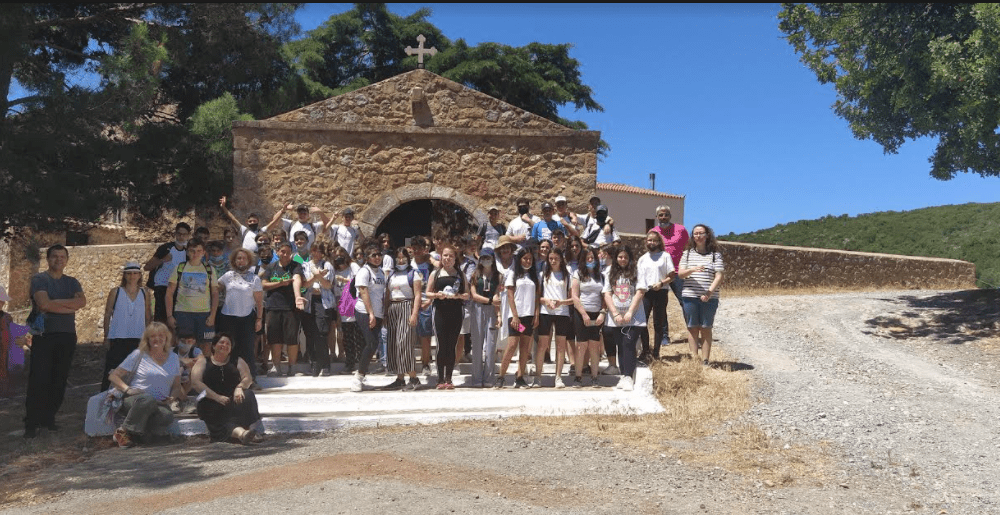 Στην Ιερά Μονή Βελανιδιάς η Β’ τάξη του 7ου Γυμνασίου Καλαμάτας