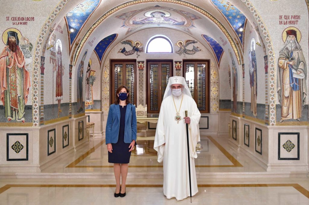 Ambasadoarea Greciei în vizită de prezentare la Patriarhia Română