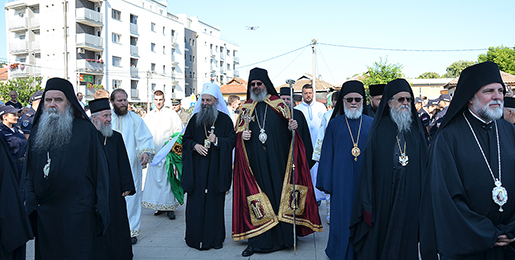 Bishop Isihije solemnly enthroned on the throne of the Diocese of Valjevo