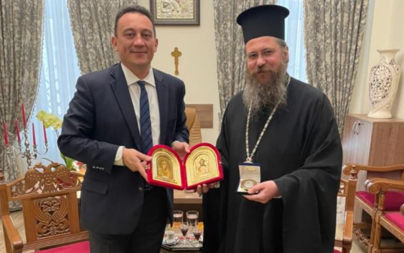 Встреча Власиса с представителем Болгарской патриархии