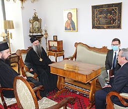 Τον πρέσβη της Ρωσίας στην Κροατία δέχθηκε ο Πατριάρχης Σερβίας