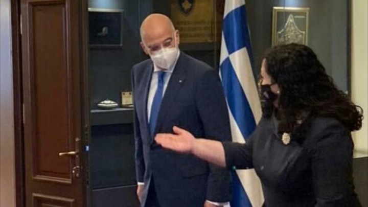 Στην Πρίστινα ο Ν. Δένδιας – Συνάντηση με Πρόεδρο και Πρωθυπουργό