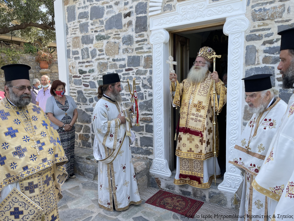 Η εορτή Αγίας Μάρτυρος Καλλιόπης στο Μόχλος Σητείας