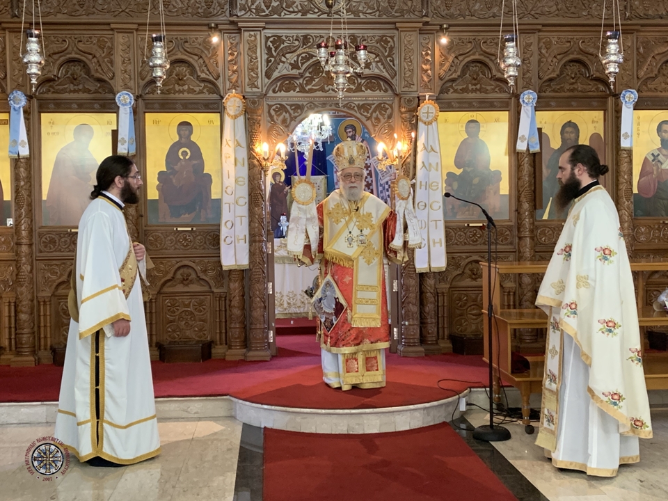 Στην Αγία Βαρβάρα Συνοικισμού Παραλιμνίου ο Μητροπολίτης Κωνσταντίας
