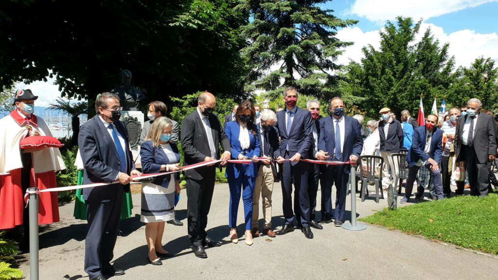 Park in Lausanne re-dedicated to Ioannis Kapodistrias, modern Greece’s first governor