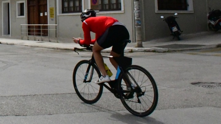 «Έκλεισε» 50 μέρες στο ποδήλατο ο Π. Μπαλολάκης