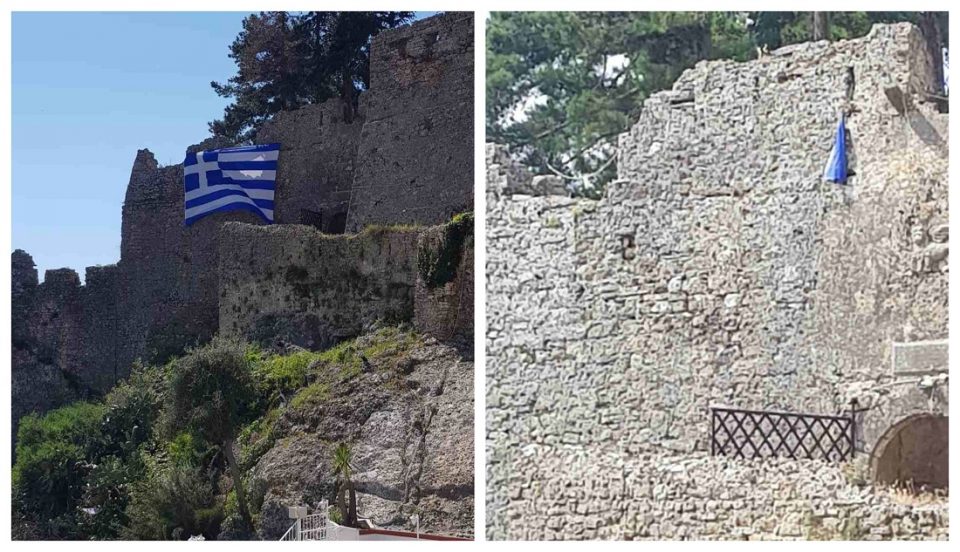 ΠΑΡΓΑ: Ταυτοποιήθηκαν οι δράστες που κατέστρεφαν Ελληνικές σημαίες