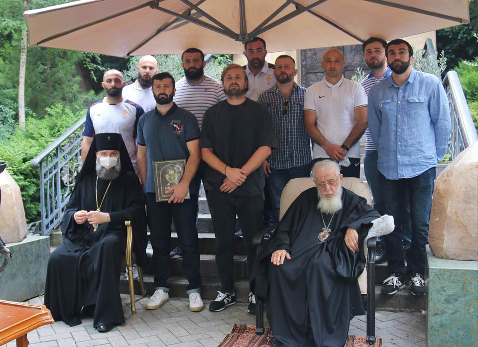 ილია მეორემ ოლიმპიური ნაკრების წევრები დალოცა