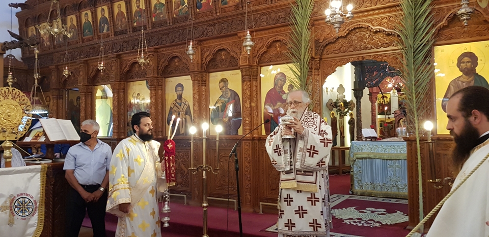 Πανηγυρική Θεία Λειτουργία για την πολιούχο της Άχνας, Αγία Μαρίνα