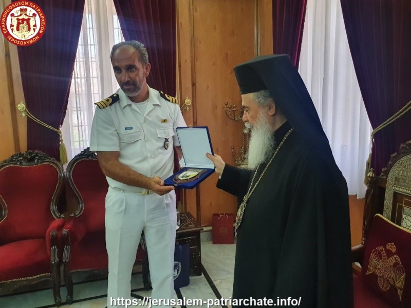 NAVAL DELEGATION OF THE REPUBLIC OF CYPRUS VISITS THE PATRIARCHATE