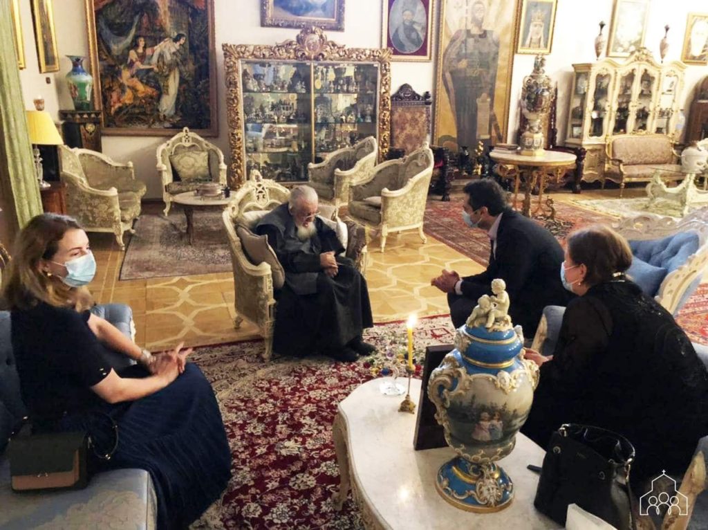 Συνάντηση Πατριάρχη Γεωργίας με τον Πρόεδρο του Κοινοβουλίου