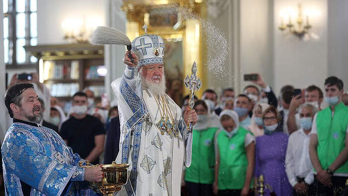 RESTORED KAZAN CATHEDRAL CONSECRATED BY PATRIARCH KIRILL (+VIDEO)