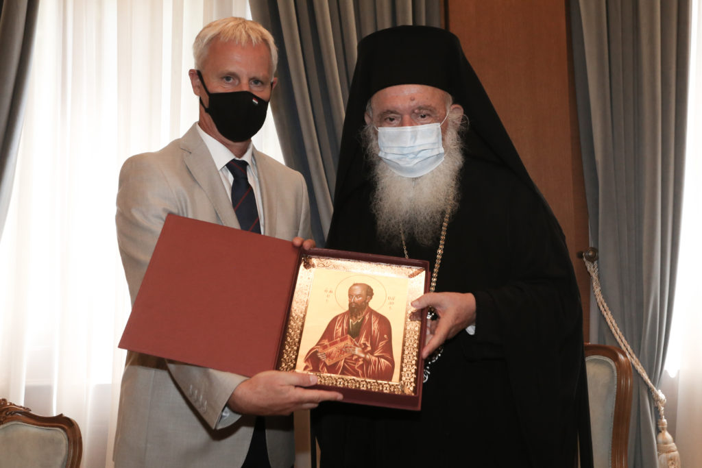 Συνάντηση ΥΠΕΞ Ουγγαρίας με τον Μακαριώτατο Αρχιεπίσκοπο