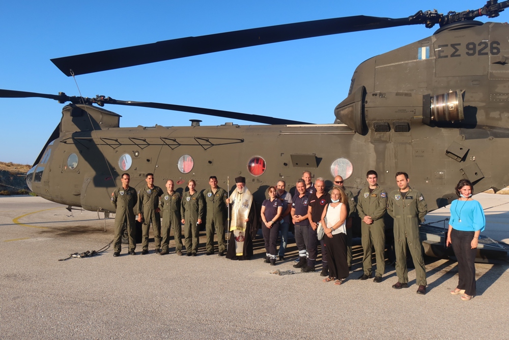 Αγιασμό στα Γραφεία Διασωστών στον αερολιμένα Σύρου