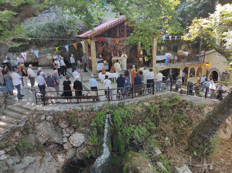 H Πανήγυρις της Αγίας Κυριακής στα Καμπιά Διρφύων