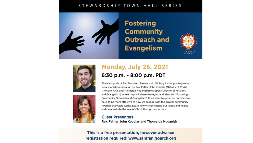 2021 Stewardship Town Hall Series Fostering Community Outreach and Evangelism