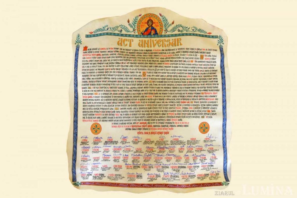 În Actul Aniversar, sinodalii îl numesc pe Patriarh o călăuză dreaptă în vremuri deloc ușoare