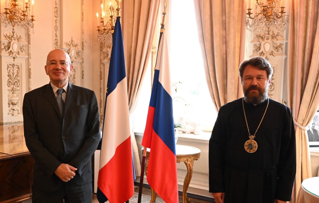 Ο Μητροπολίτης Βολοκολάμσκ στον Πρέσβη της Γαλλίας στη Ρωσία