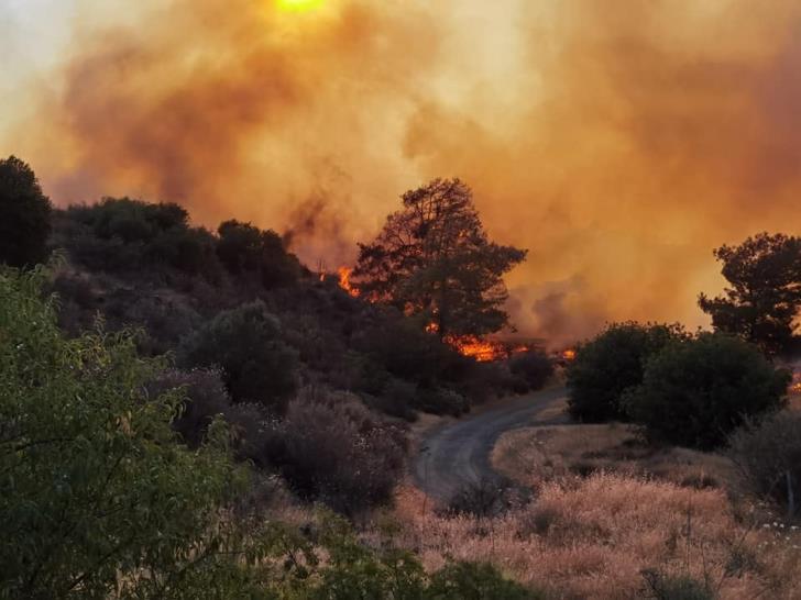 Δύο μέτωπα φωτιάς στην Ηλεία – Κινδυνεύουν σπίτια σε Άγναντα και Τραγανό