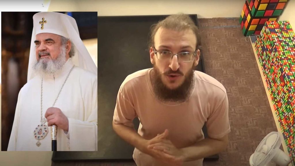 Domnu’ Puzzle îl felicită pe Patriarh cu ocazia zilei de naștere: Portret din 720 de cuburi Rubik