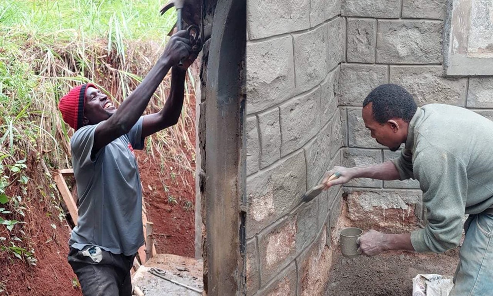 Χτίζουν με τα χέρια τους έναν Άγιο Φίλιππο στην Κένυα (ΦΩΤΟ)