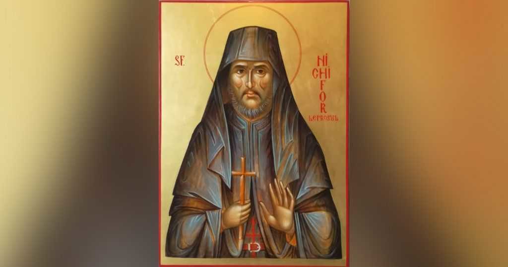 Patron Saint of Infectious Diseases, Saint Nikephoros the Leper included in Romanian Orthodox