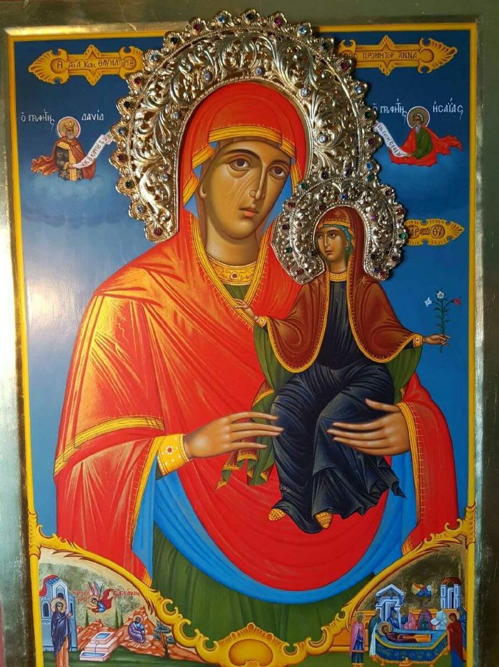 Εορτασμός της Κοιμήσεως της Αγίας Άννας, στον Ι.Ν. Αγίου Αθανασίου στον Πυργετό Τρικάλων
