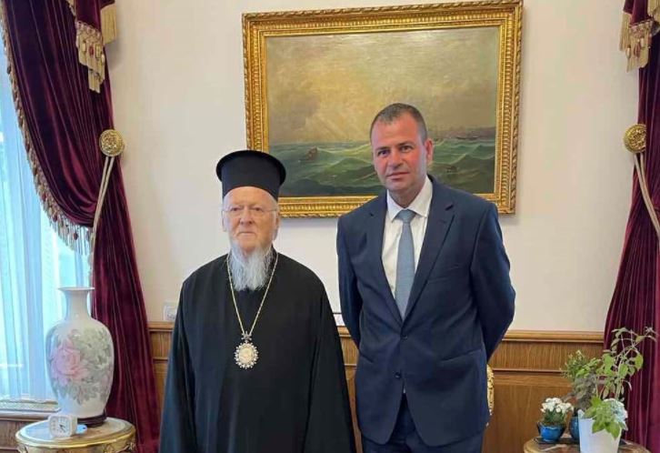 Ecumenical Patriarch Bartholomew receives Dean of Univ. of Athens’ Theological School 