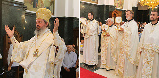 Bishop Isihije in canonical visit to Obrenovac