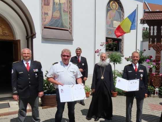 Preşedintele Crucii Roşii Bavareze a primit „Crucea Sfinților Martiri Brâncoveni”
