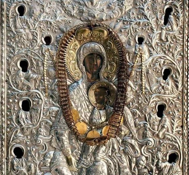 Η Παναγία η Μυροβλύτισσα ή «Κυρά Ανδριώτισσα» στην Ι. Μονή του Αγ. Νικολάου στην Άνδρο