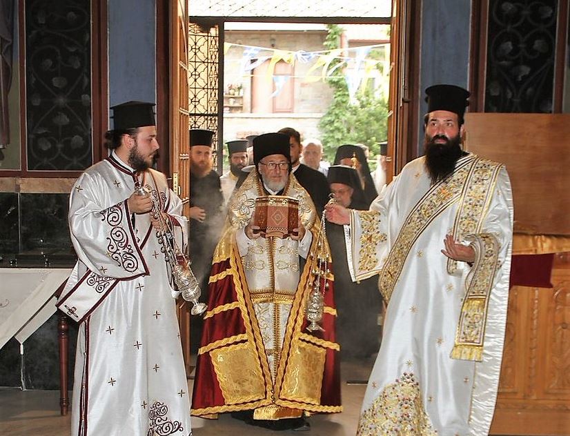 Feast day of the Holy Unmercenaries celebrated at Cathedral dedicated to the saints in Edessa