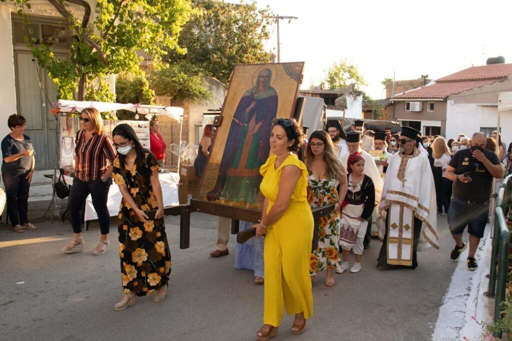 Η εορτή της Αγίας Κυριακής στην Κασταμονίτσα Πεδιάδος