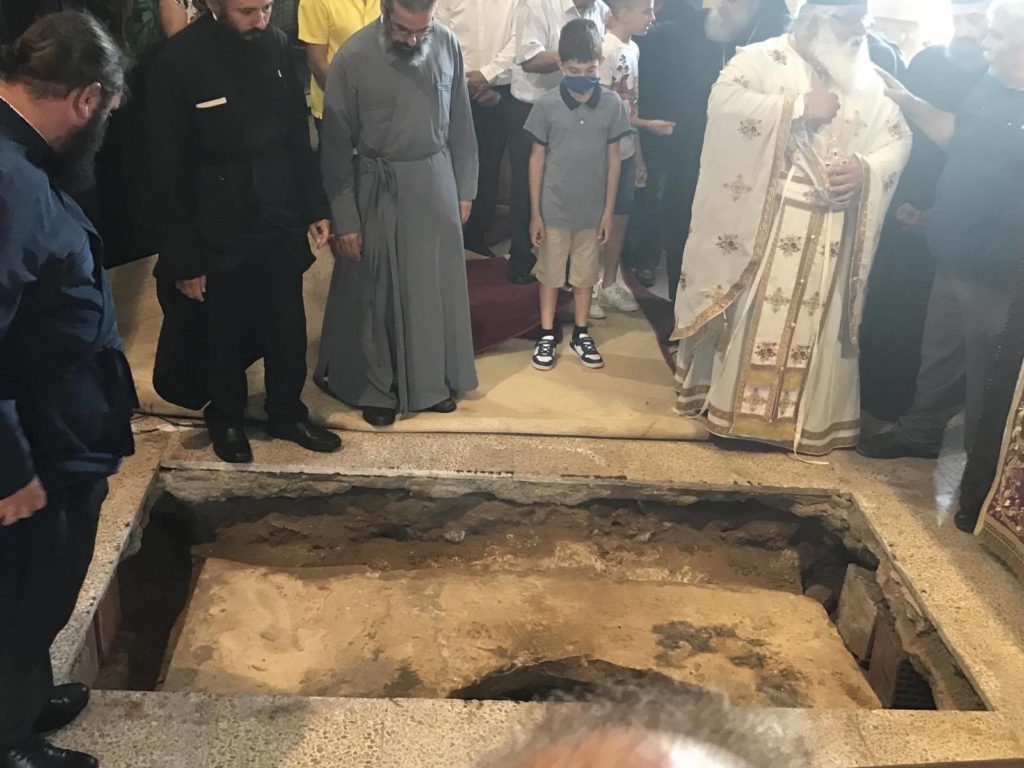 Τον τάφο του Αγίου Κωνσταντίνου του εν Ορμιδεία επισκέφθηκαν πιστοί