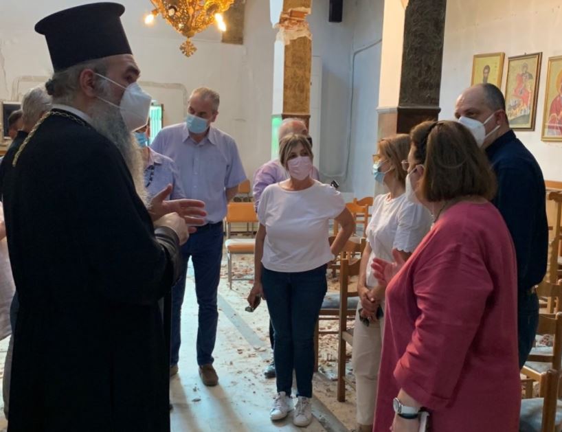 Ξεκινούν οι σωστικές επεμβάσεις στα σεισμόπληκτα μνημεία – Τι ανέφερε η Υπουργός Πολιτισμού