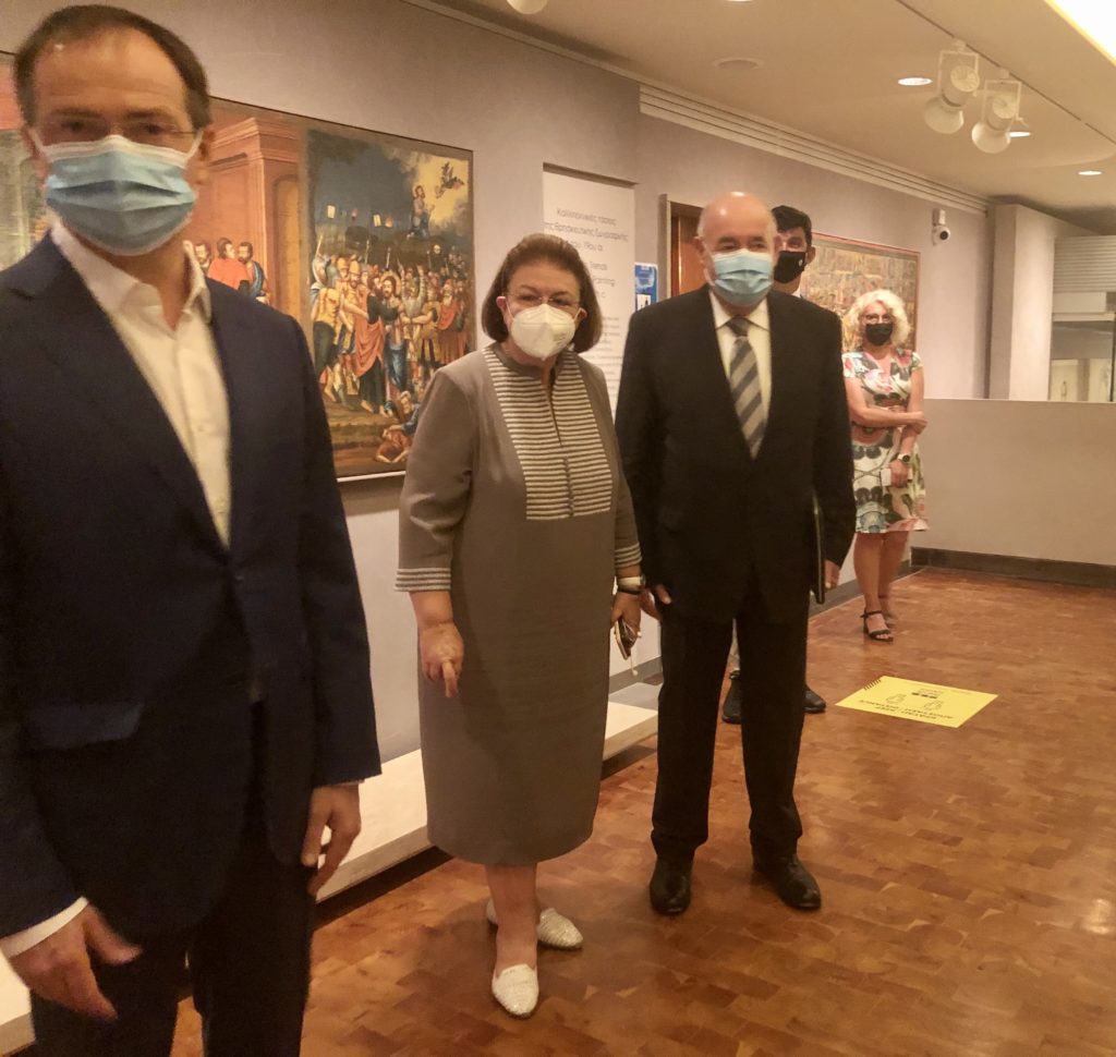 Συνάντηση της Υπουργού Πολιτισμού με τους επικεφαλής της ρωσικής Επιτροπής για το Έτος Ιστορίας Ελλάδας-Ρωσίας