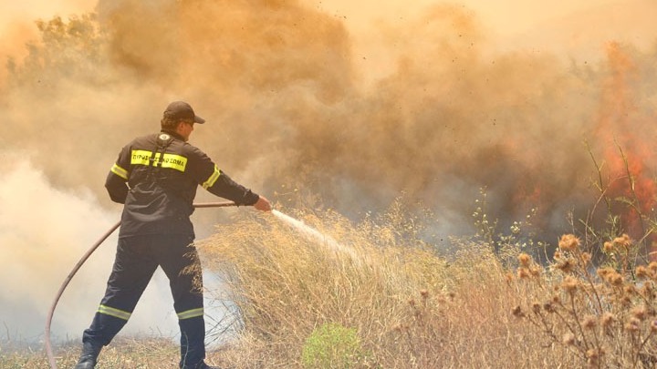 Πολύ υψηλός κίνδυνος πυρκαγιάς για 4 περιφέρειες