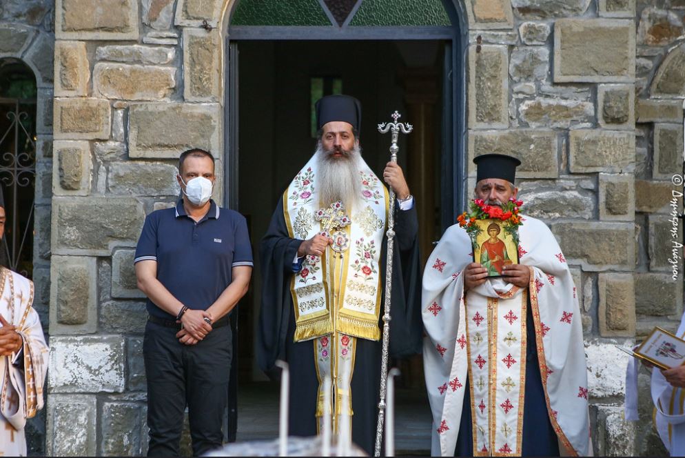 Feast day Panteleimon, the Great Martyr & Healer celebrated at two Fthiotida cathedrals dedicated to the saint